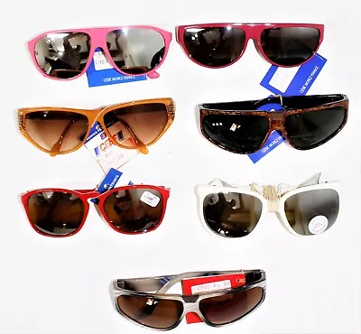 French Vintage 80/90s Lot 7 Pairs CEBE Sunglasses New Old Stock Made In France • $80