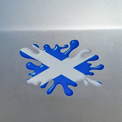 Scotland Scottish Flag Splat Vinyl Sticker Decal For Car Van Window 120x80mm • £2.59