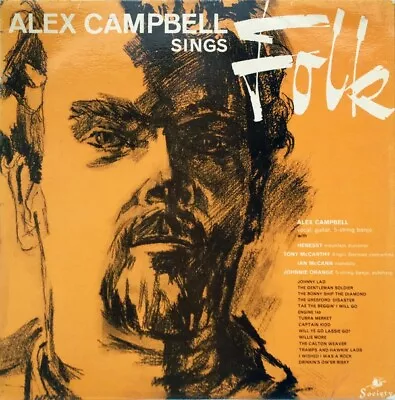 £13.49 • Buy Alex Campbell  - Alex Campbell Sings Folk (LP, Album, Mono)