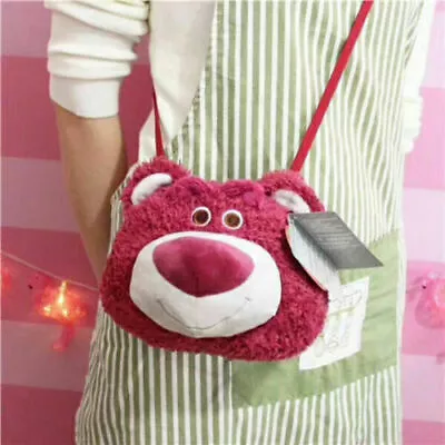 Disney Toy Story Lotso Bear Strawberry Smell Face Shoulder Bag Plush Toy • £13.57