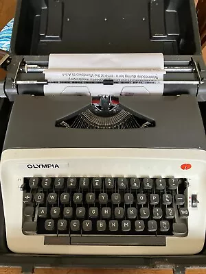 Olympia Manual Typewriter Model B12  From 1980s Working Condition Portable • £40