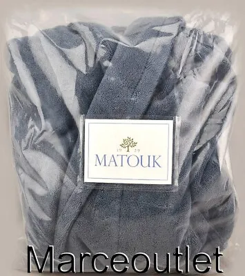 Matouk Milagro 100% Cotton Bath Robe Night EXTRA LARGE • $28.99