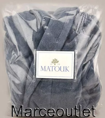 Matouk Milagro 100% Cotton Bath Robe Night MEDIUM / LARGE • $12.50