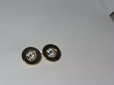 Vintage Givenchy Rhinestone Earrings Jewelry Clip On (A133) • $29.99