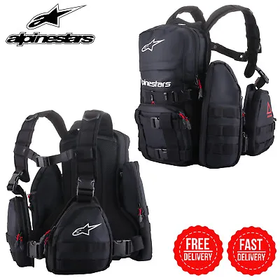 Alpinestars Bag - Techdura Tactical MX Motorcycle Backpack Enduro - Black/White • $185.13