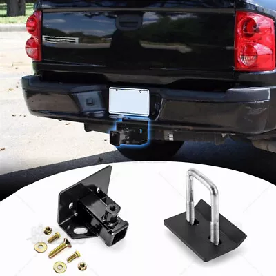 2  Trailer Hitch Receiver W/ Hitch Tightener For 05-06 07 08 09 10 Dodge Dakota • $85.99