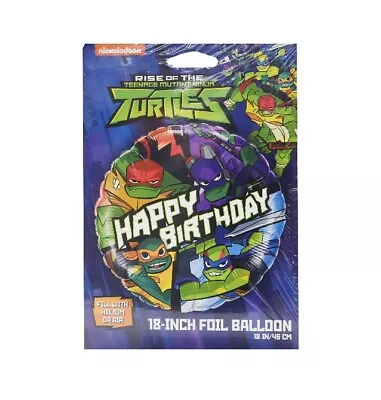 NEW Qualatex 18  Rise Of The Teenage Mutant Ninja Turtles Foil Balloon 1 Count • $2.25