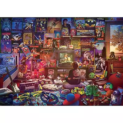 An Afternoon In The 80s Retro 1000-Piece Jigsaw Puzzle By Rachid Lotf • $25.99