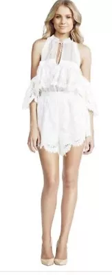 Alice Mccall Size 6 Better Be White Playsuit  • $51.50