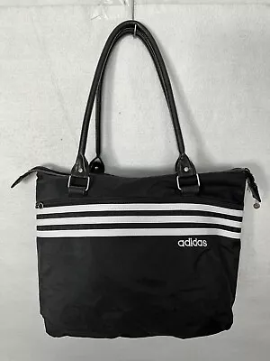 Adidas Womens One Size Laptop/ Gym Tote Shoulder Bag Black • $21.75