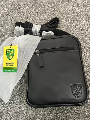 Bnwt Real Leather Flight Bag Norwich City Fc Bag Top Shirt Jacket Bottoms • £15