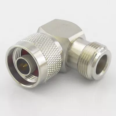 N Type Male To N Female Right Angle Adaptor Elbow 90 Degree Plug Jack Socket R/A • £4.99