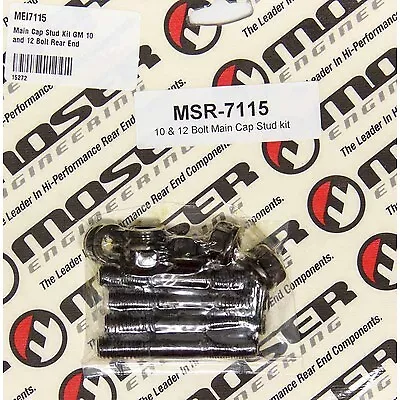 MOSER ENGINEERING Main Cap Stud Kit GM 10 And 12 Bolt Rear End 7115 • $86.29