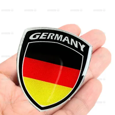 $7.63 • Buy 3D Germany Flag Logo Reflective Sticker Auto Emblem Badge Decal Car Accessories