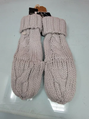 $19.99 • Buy Hollister Cable Knit Mitten Adjustable Open/Close Fingers (One Size) Light Gray