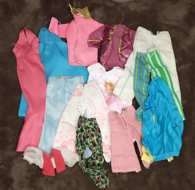 Vintage Barbie Handmade Clothing Lot Imperfect Lot 13 PIECES TOTAL • $13.50