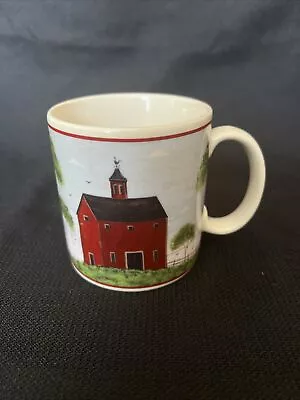 Warren Kimble Red Barns Coffee Tea Mugs Cups By Sakura 1998 • $14.99