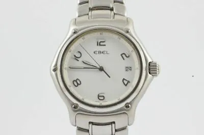 $919.74 • Buy Ebel 1911 Men's Watch Steel 1 17/32in Top Condition With Orig. Bracelet 9187241