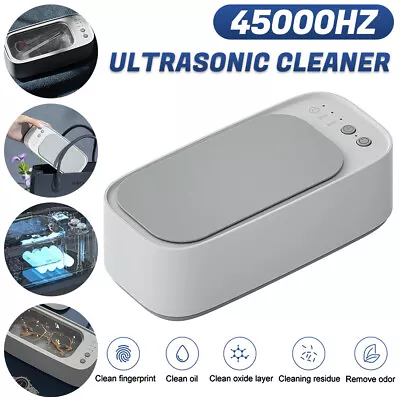 Ultrasonic Jewelry Cleaner Denture Glass Watch Ring Bath Tank Cleaning Machine • $14.53