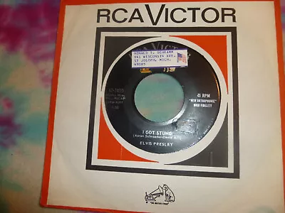 ELVIS PRESLEY I Got Stung 45 RPM 1958 Rock & Roll Original Press • $3