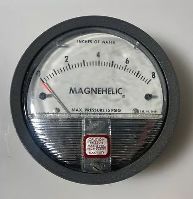 Dwyer Magnehelic 2008 C Differential Pressure Gauge 15 PSIG • $19.99