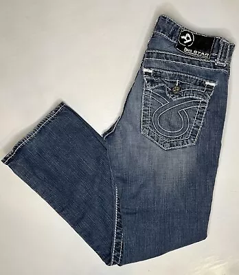 BIG STAR Jeans Mens Blue Orion Slim Boot Cut Denim Western Cowboy Rodeo 34x30 • $21.99