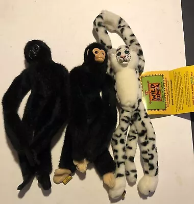 Wild Republic Lot Of 3 Small Monkeys From 1998 Halima • $11