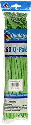 Qualatex Green Q-pak Lime 260Q Balloons 50 Pack • $11.49