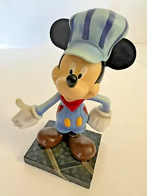 Original Mickey Mouse InspEARations  All Aboard  Cast Resin Figurine 6.5  Tall • $42.20