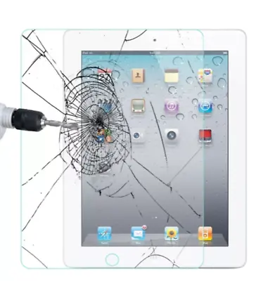 High Quality Tempered Glass Screen Protector For Apple IPad Air 1 / 2 & Pro 9.7  • £3.99