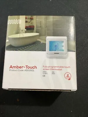 Amber Touch A500501 Underfloor Heating Programmable Thermostat (Devi) • £30