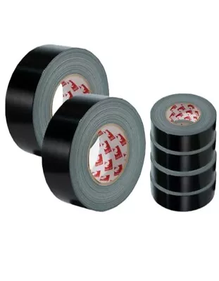 SCAPA CLOTH TAPE GAFFA GAFFER WATERPROOF BLACK 36MM X 50M DUCK DUCT • £7.69