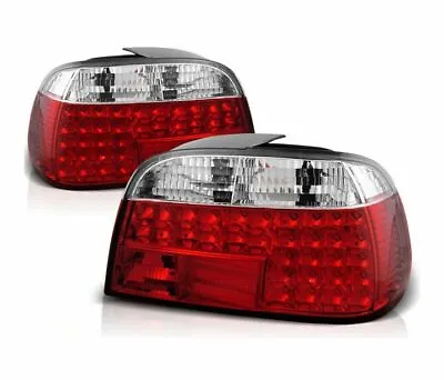 Rear Lights For BMW E38 1994 1995 1996 1997 1998 1999-2001 Saloon Red White LED • $239.91