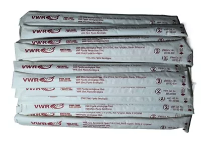 VWR 25mL Serological Pipettes Lot-33 Individually Wrapped-Sterile 89130-900 • $24.95