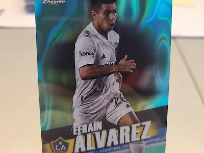 Efrain Alvarez - 2022 Topps Chrome MLS - #6 - Aqua Refractor /299 - DVS 375 • $5