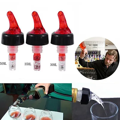 £3.74 • Buy 30/35/50ml Shot  Measure Measuring Pourer Drinks Wine Cocktail Dispenser