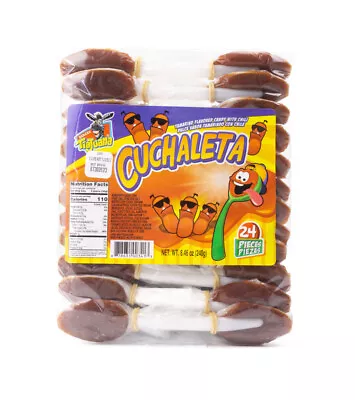 £24.53 • Buy DULCES TIAJUANA Cuchaleta || Tamarind Candy With Chilli || 24 Pc (Net 8.46oz)