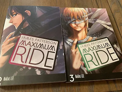 Maximum Ride Series Manga James Patterson Narae Lee Books 1 And 2 • $15