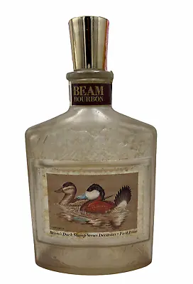 Jim Beam Bourbon Whiskey Decanter Duck Stamp Series First Edition Bottle Empty • $10