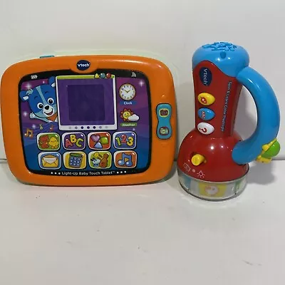 VTech Lot Spin & Learn Color Flashlight & Light Up Baby Touch Tablet Learning • $12.99