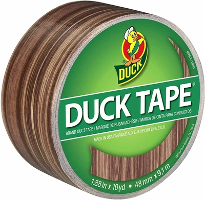 $14.73 • Buy Printed Duct Tape Woodgrain Design 1.88 Inches By 10 Yards Single Roll 1 Pack