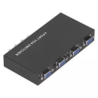 Switch Selector Sharing Switch Box 4 Port VGA Switcher SVGA Monitor 4in1out F... • $12.65