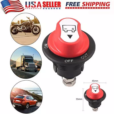 100A Battery Isolator Master Switch On/Off Marine Auto Car Van Boat 12V US • $12.39