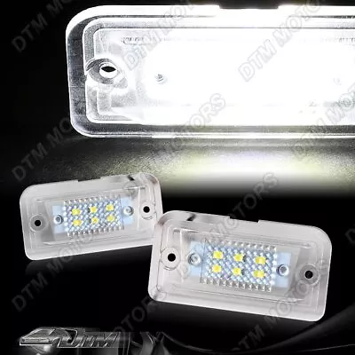 For Mercedes C CLK SL SLR Class W203 A209 R230 R199 SMD LED License Plate Lights • $13.99