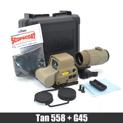G33/G43/G45 Sight Magnifier W/ Switch To Side QD Mount & 558 Red Green Dot Clone • $117.99