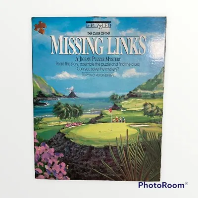 Bepuzzled The Case Of The Missing Links A Jigsaw Puzzle Mystery Sealed Vintage • $18.95