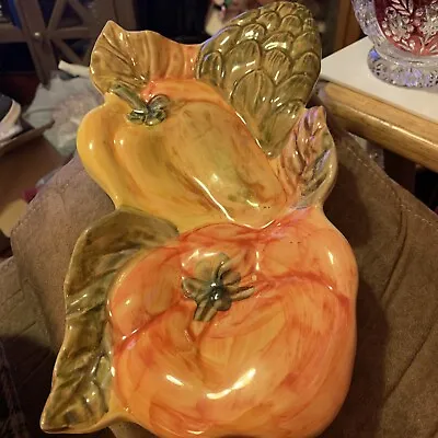 Vintage Made In Italy Ceramic Bell Pepper Dish • $17