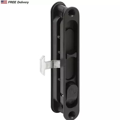 Auto Lock Latch Sliding Flush Mounted Patio Screen Door Frame Steel Hook Handle • $18.99