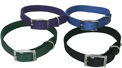 Coastal Double-Thick (2-Ply) Nylon Dog Collar Various Colors & Sizes • $14.99