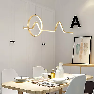 Modern Island LED Ceiling Light Kitchen Chandelier Pendant Lamp Fixture W/Remote • $51.30